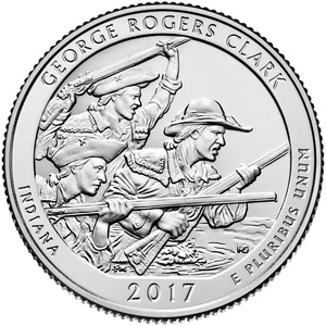 2017 Quarter - S - George Rogers Clark - Enhanced Uncirculated reverse
